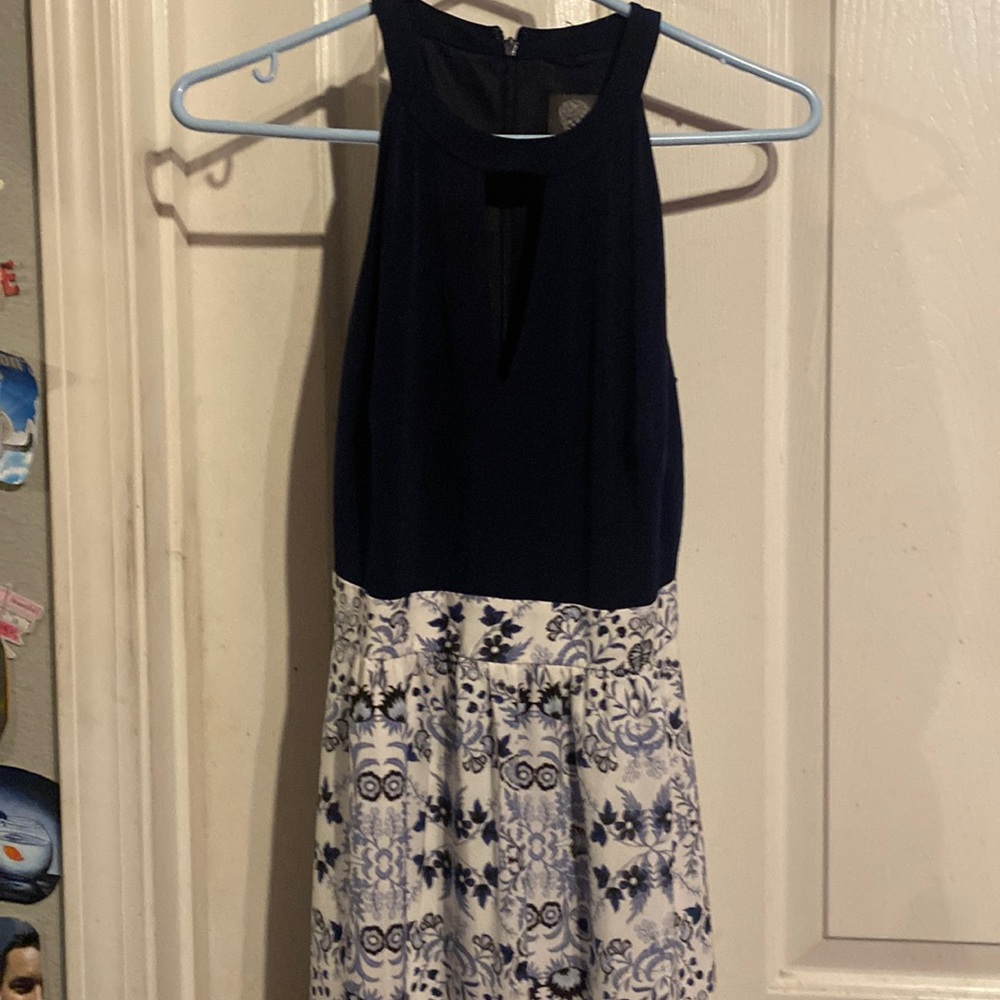 Vince Camuto long sleeveless dress